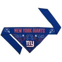 Barker's Bowtique Athletic Wear NY Giants Pet Bandana