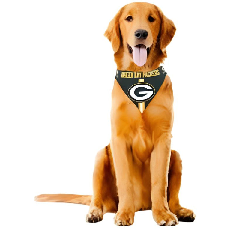 Barker's Bowtique Athletic Wear Packers Pet Bandana