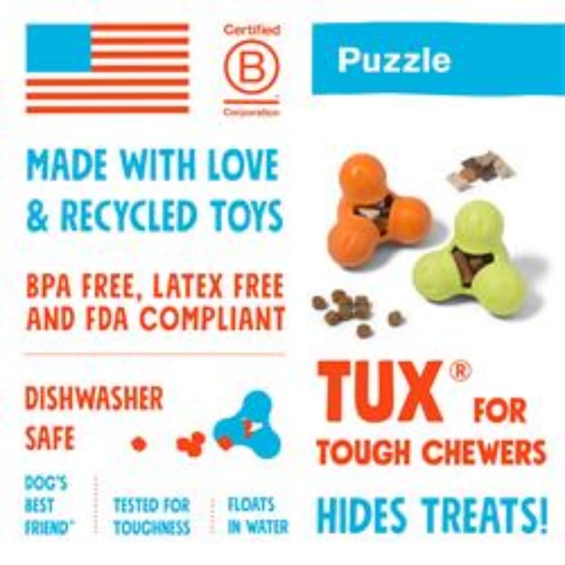 West Paw dog toys Tux Chew & Treat Interactive Dog Toy