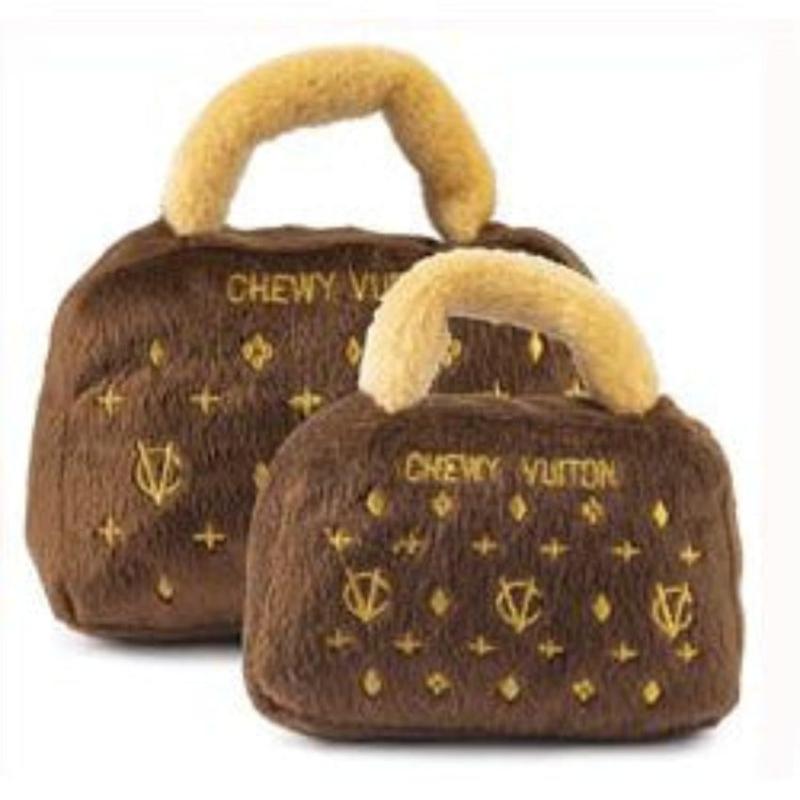 Dog Diggin Designs Toys, Chewy S Brown Chewy Bag Plush Squeak Dog Toy - 2 Sizes