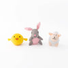 Zippypaws dog toys Easter Miniz Friends Plush Dog Toy Set - 3 Pk