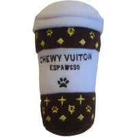 Dog Diggin Designs Toys Chewy "Espawsso" Plush Squeak Dog Toy