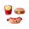 Pet Shop by Fringe Studio dog toys Studio Fast Fds Plush Dog Toy Set - 3 Pc