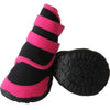PET LIFE Shoes XS Pet Life Performance Coned Premium Stretch Supportive Dog Shoes-Blk/Pink