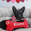 Huxley & Kent dog toys Hugs & Kisses Bone Plush Squeak Dog Toy (Double Sided) - 2 Sizes