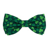 Huxley & Kent Bow Ties SM Lucky Shamrock Green Bow Pet Tie - Size Sm