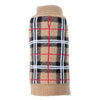 The Worthy Dog Sweaters XXS Tan Plaid Pet Sweater