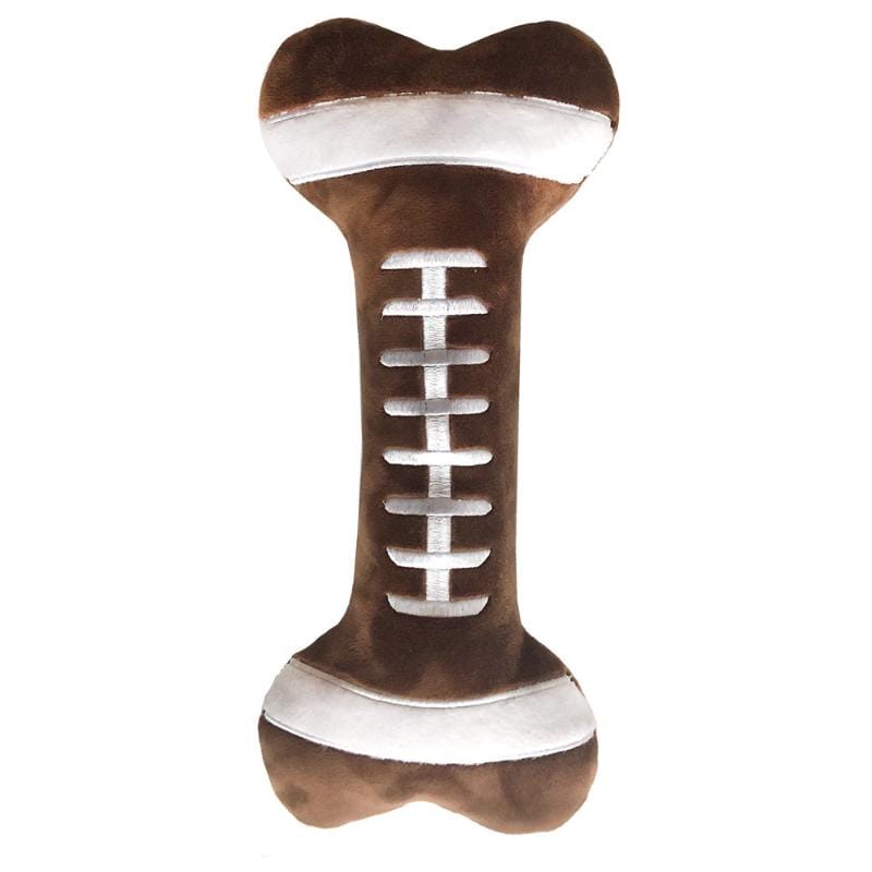 Huxley & Kent dog toys S Football Bone Plush Squeak Dog Toy - 2 Sizes