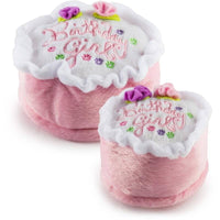 Haute Diggity Dog dog toys Sm Birthday Girl Cake Dog Toy - 2 Sizes