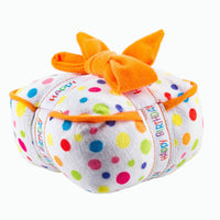 Haute Diggity Dog Toys Happy Birthday Gift Box Dog Toy