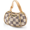 Haute Diggity Dog Toys S Checker Chewy Handbag Plush Squeaky Dog Toy - 3 sizes