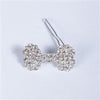 Hello Doggie Barrettes Crystal Bone Pet Barrette: Silver