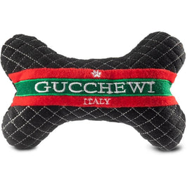 Dog Diggin Designs dog toys Gucchewi Bone Plush Squeak Dog Toy