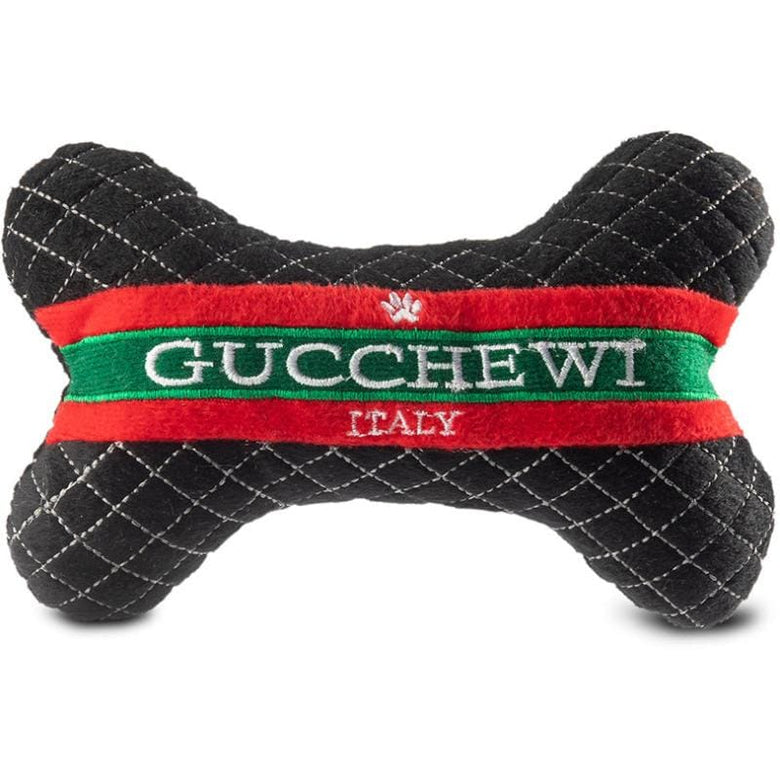 Dog Diggin Designs dog toys Gucchewi Bone Plush Squeak Dog Toy