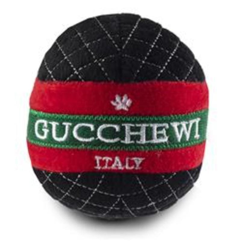 Dog Diggin Designs toys Gucchewi Ball Plush Squeak Dog Toy