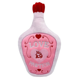 Huxley & Kent dog toys S Love Pawtion #K9 Bottle Plush Squeak Dog Toy - 2 Sizes