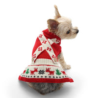 Dogo Pet Fashions SWEATERS Jolly Holiday Red Dog Sweater Dress