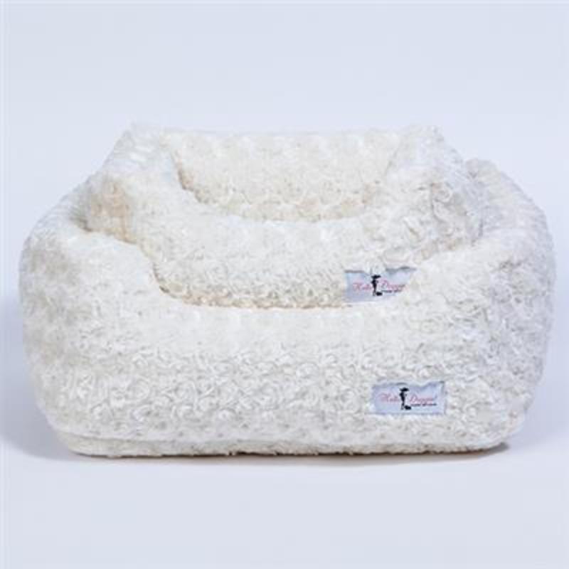 Hello Doggie Beds SM Rosebud Dog Bed: Cream