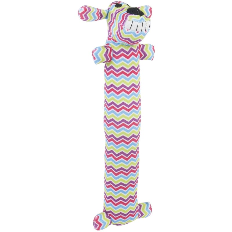 Multipet dog toys Spring Loofa Plush Dog Toy - 12"