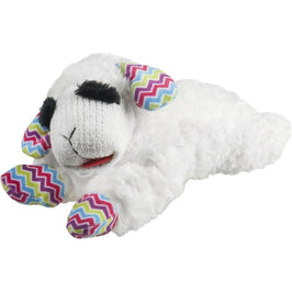 Multipet dog toys Spring Lamb Chop Plush Squeak Dog Toy - 10.5"