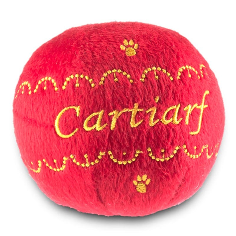 Dog Diggin Designs dog toys Cartiarf Ball Plush Squeak Dog Toy