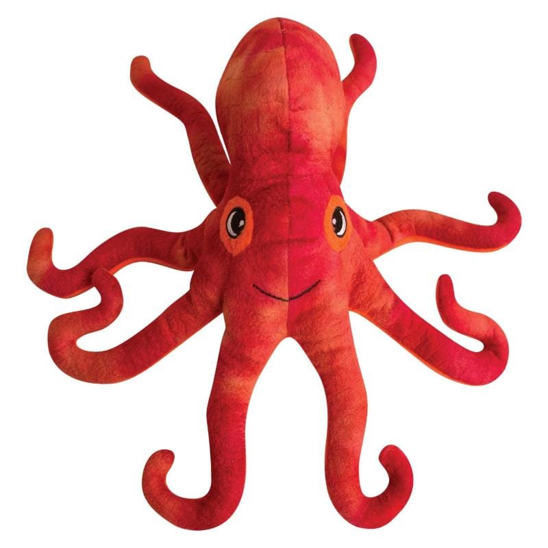 SnugArooz dog toys Olivia the Octopus Red Dog Toy