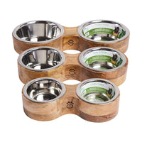 GF Pet Bowls FIGURE-8 Feeder Dog bowls
