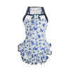 Barker's Bowtique Dresses S Blue Rose Pet Dress