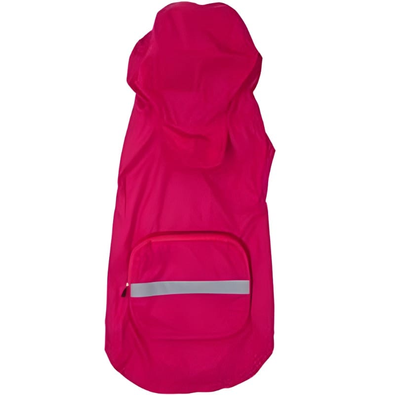 Doggie Design, Inc. Jackets-coats M / Pnk Packable Dog Raincoats in 4 Colors