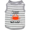 Parisian Pet Tee's Crabby But Cute Dog Tee