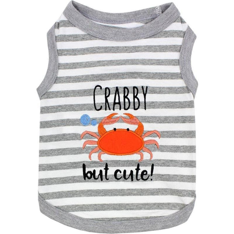 Parisian Pet Tee's Crabby But Cute Dog Tee