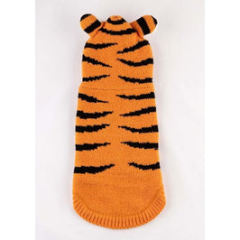Barkers Bowtique Halloween XS Chenille Tiger Hoodie Dog Sweater