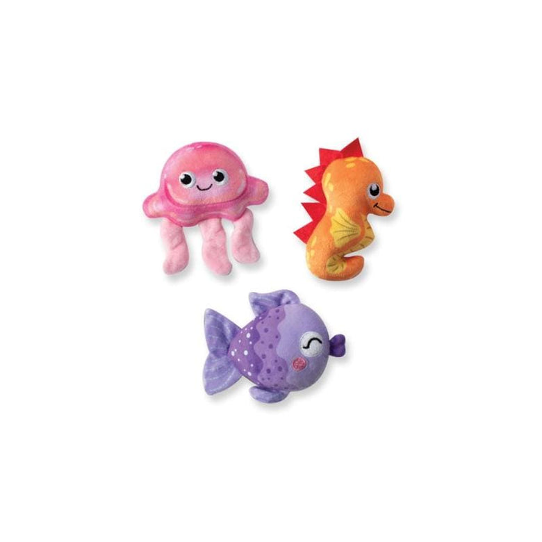 Pet Shop by Fringe Studio Toys It's A Water-ful Life Small Plush Dog Toy Set of 3