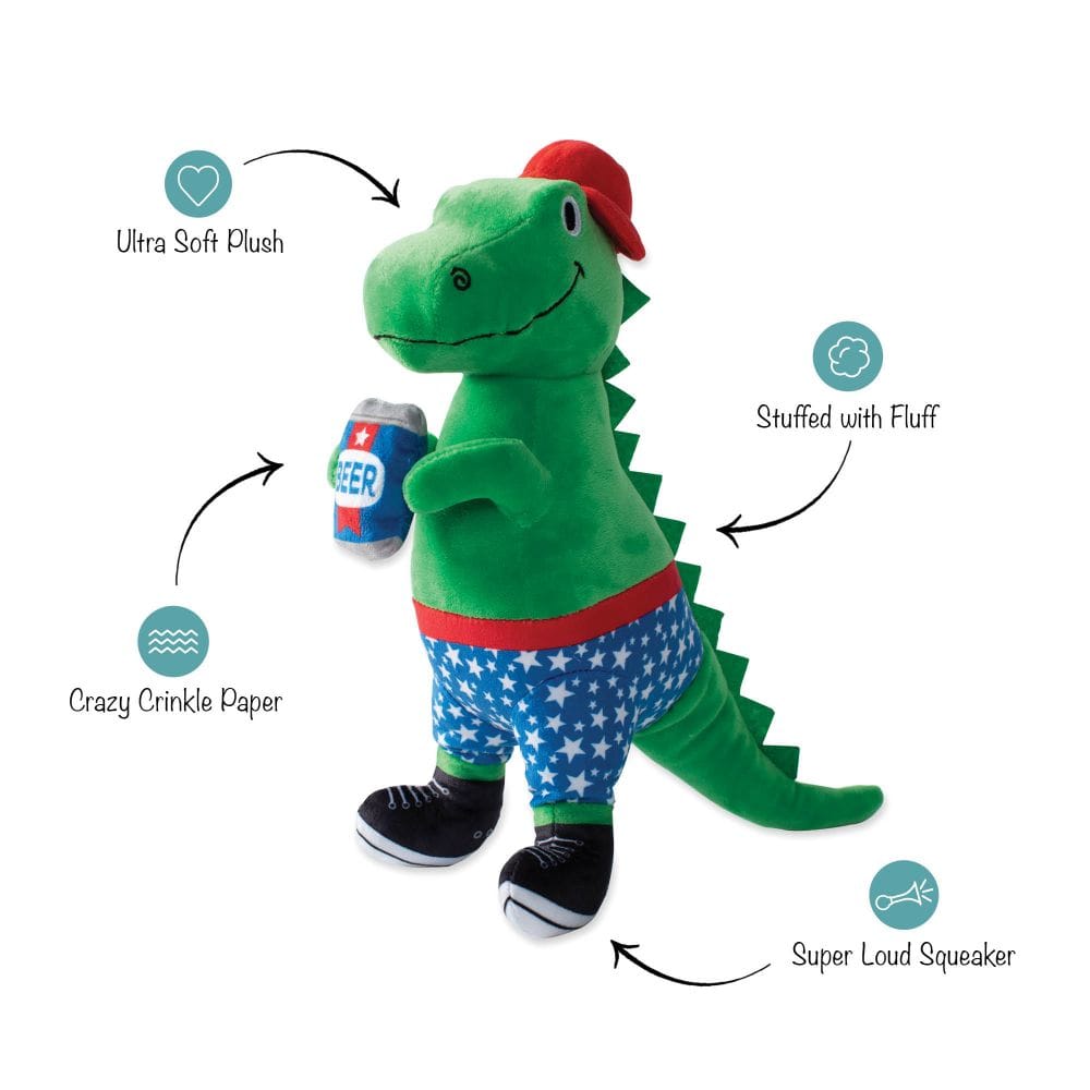 Pet Shop by Fringe Studio dog toys Mr. 4th of July Plush Dog Toy