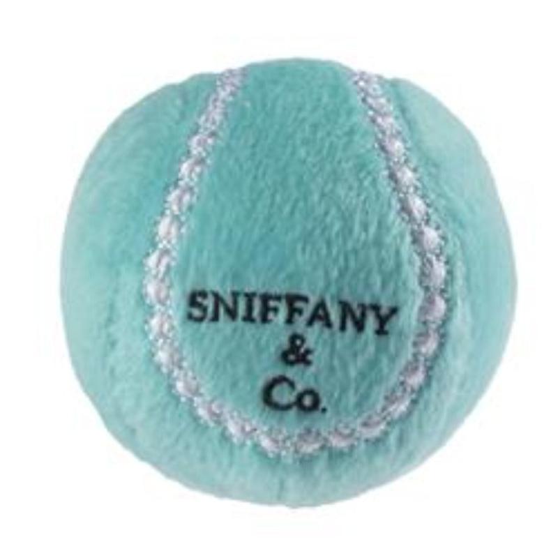 Dog Diggin Designs Toys Sniffany & Co Tennis Ball Plush Squeak Dog Toy