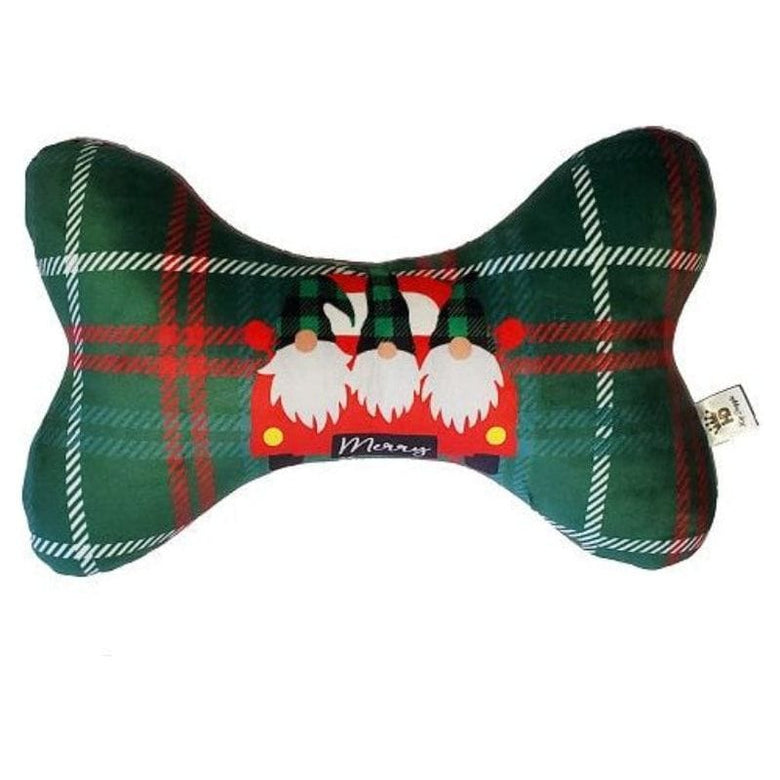 Barker's Bowtique dog toys M Gnomes Holiday Bone Dog Toy - 2 Sizes
