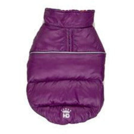 Barker's Bowtique Jackets-coats S Flex-Fit Reversible Puffer Dog Coat - Purple / Floral