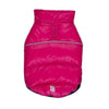 Barker's Bowtique Jackets XS Flex-Fit Reversible Puffer Dog Coat - Pink/ Plaid