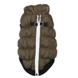 Barker's Bowtique Jackets-coats XS HD Crown Puffer Pet Vest - Olive