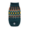 GF Pet Dog Apparel XXS Heritage Teal Dog Sweater
