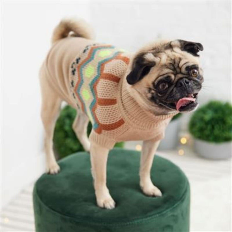 GF Pet Dog Apparel Heritage Sand Dog Sweater