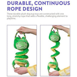 Outward Hound dog toys Springys Gator Plush Dog Tug Toy