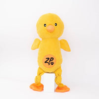 ZippyPaws dog toys Corduroy Cuddlerz Duck Plush Squeak Dog Toy