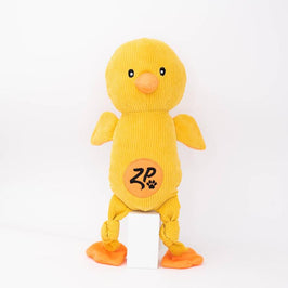 ZippyPaws dog toys Corduroy Cuddlerz Duck Plush Squeak Dog Toy