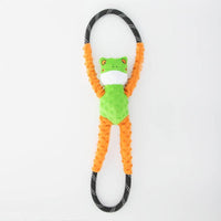ZippyPaws dog toys RopeTugz Tree Frog Dog Toy
