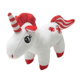 SnugArooz dog toys Holiday Pepper the Unicorn Plush Squeak Dog Toy - 10"