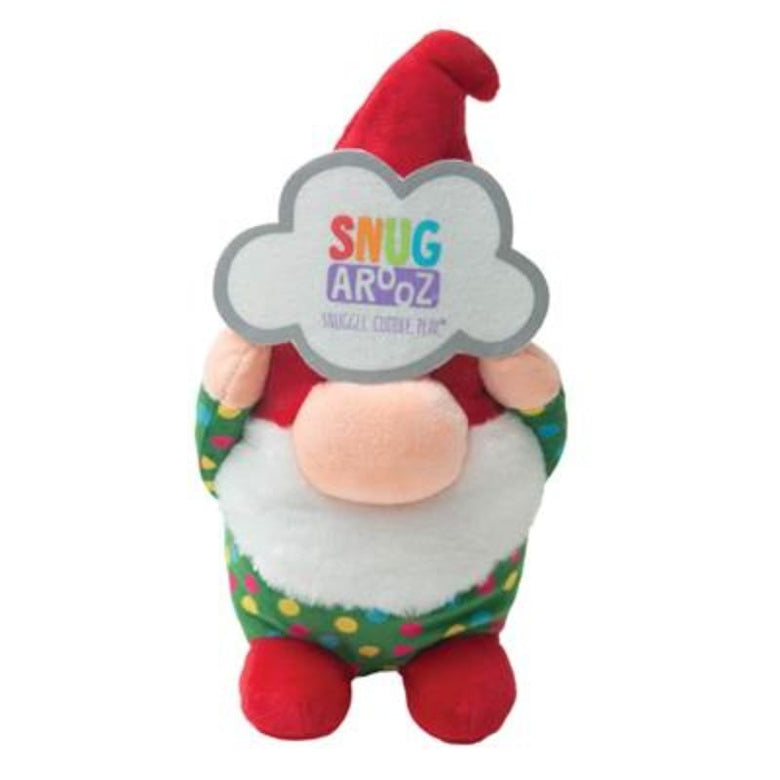 SnugArooz dog toys Holiday Snugz the Gnome Plush Squeak Dog Toy - 10"
