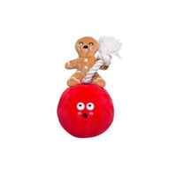 Pearhead, Inc. dog toys Gingerbread Man Wrecking Bauble Holiday Dog Toy