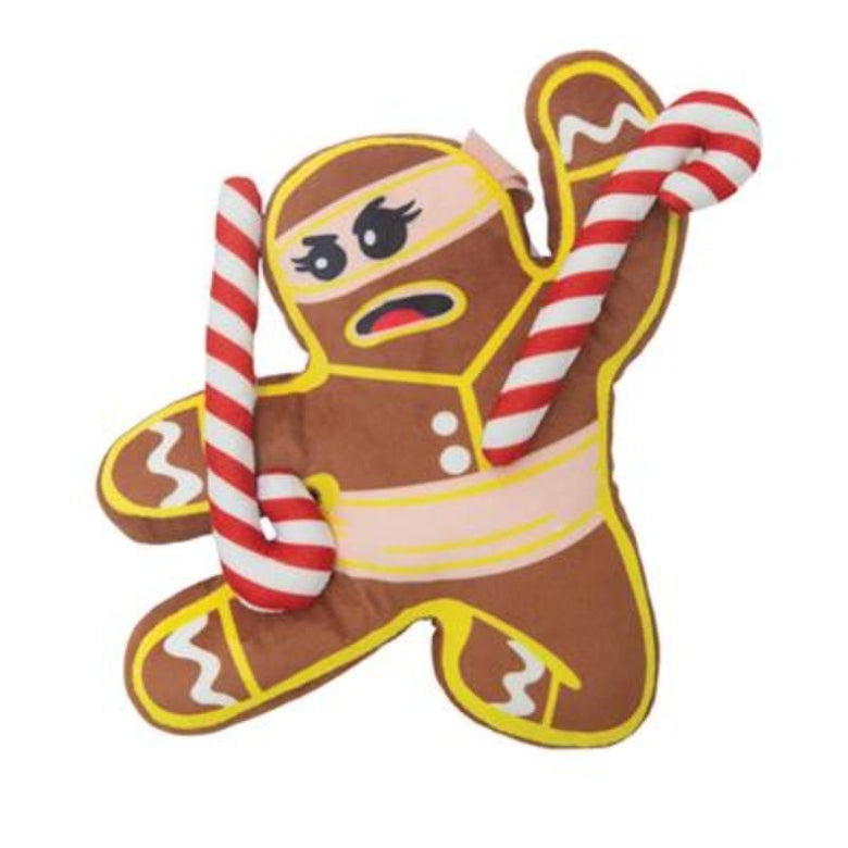 SnugArooz dog toys Candy the Ninja Holiday Plush Squeak Dog Toy - 9"