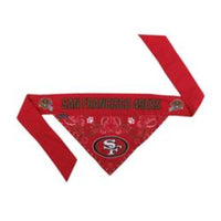 Barker's Bowtique Athletic Wear XS SF 49ers Pet Bandana